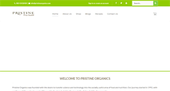 Desktop Screenshot of pristineorganics.com